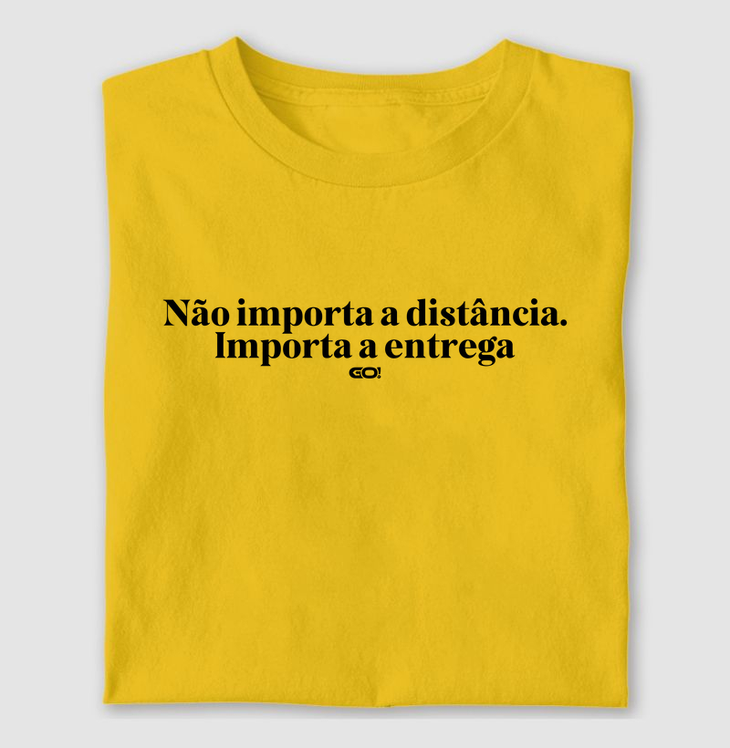 A distância não importa.