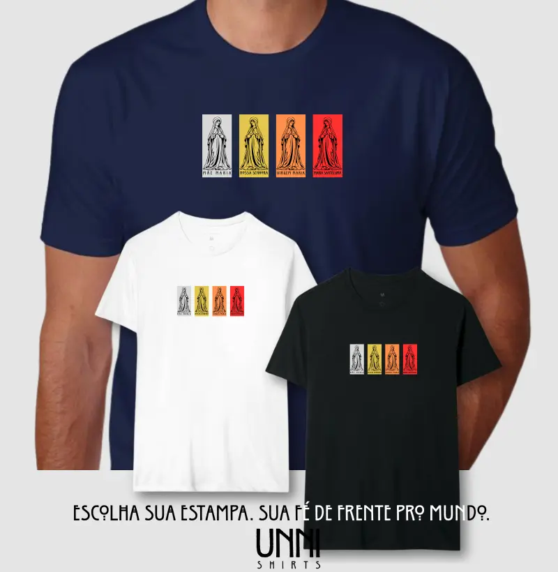 Camiseta Marias Azul Marinho Masculina