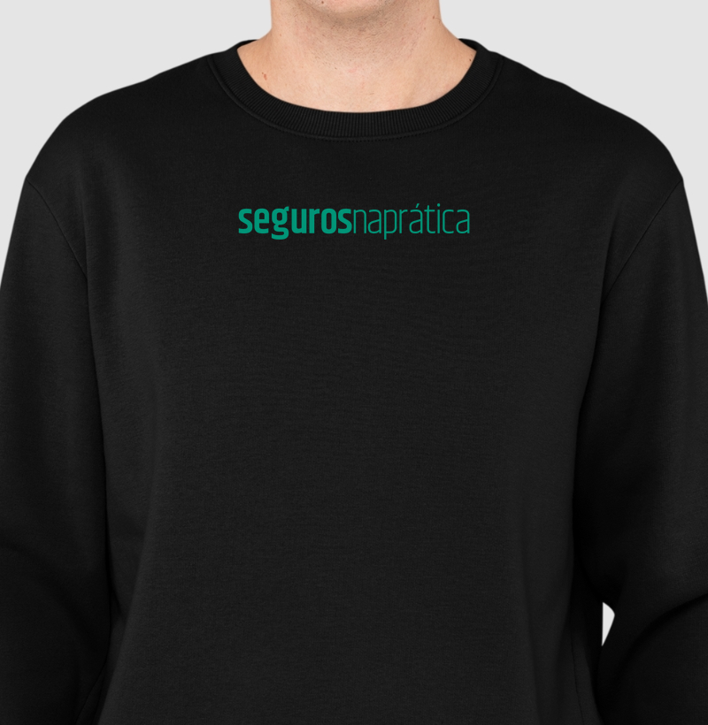 Seguros Na Prática (Moletom Suéter Slim)