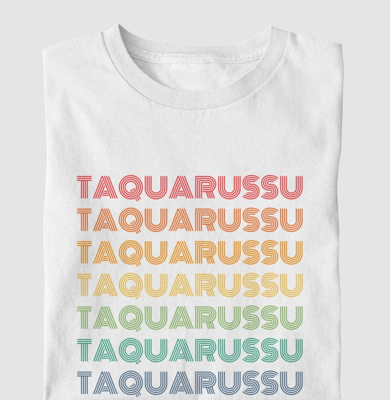 Taquarussu Letreiro Retrô
