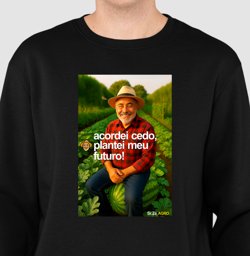 Acordei cedo, plantei meu futuro!