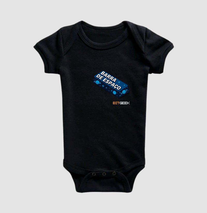 Body Infantil Barra de Espaço