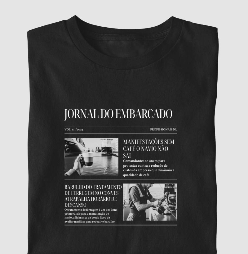  Camiseta Jornal Embarcado 