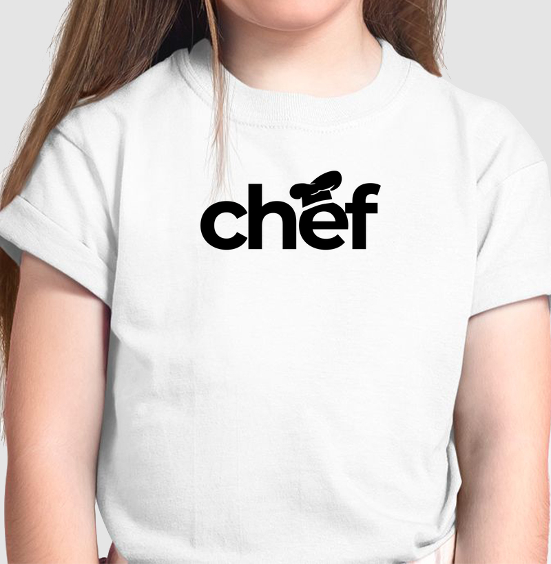 Chef: Camiseta Infanil - Mostre sua Paixão pela Arte Culinária com Estilo