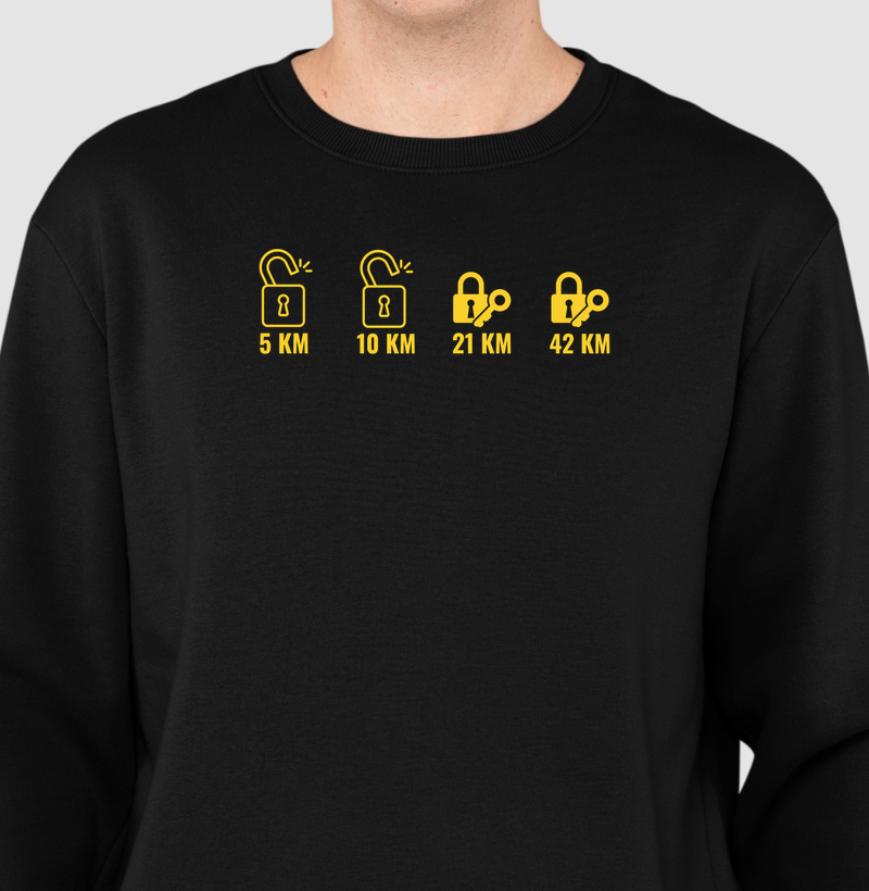 Cadeados 10km amarelo