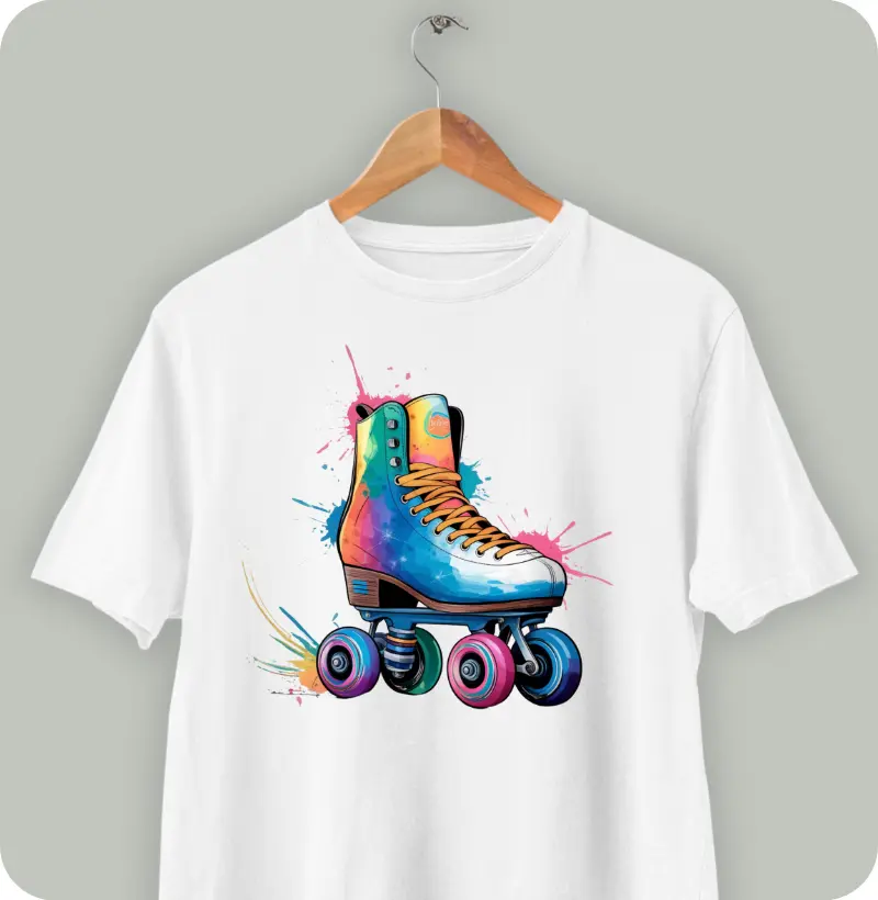 Patins em Aquarela - Quad