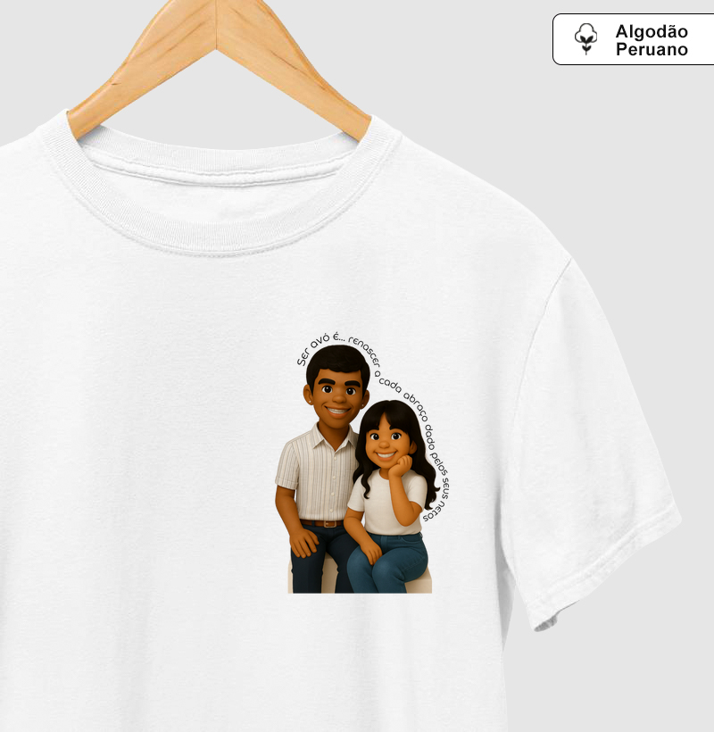 Camiseta versinhos dos netos | Homenagem de uma avó | Personalizado