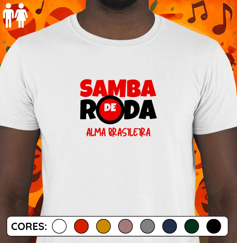Samba de Roda, Alma Brasileira - vermelho e preto