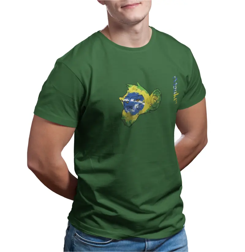 Camiseta Mankey Cara de Brasil