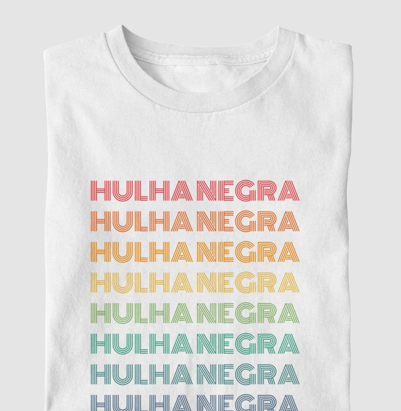 Hulha Negra Letreiro Retrô