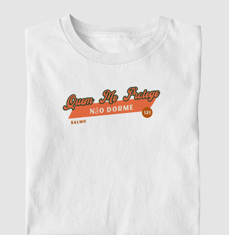 Camiseta Feminina Salmo 121 Quem me Protege não Dorme