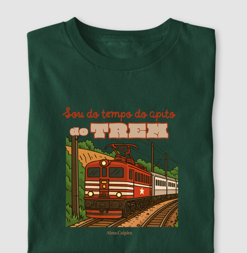 Sou do tempo do apito do trem