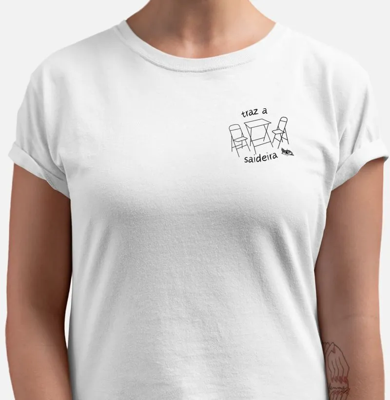 Camiseta Algodão Peruano - Traz a saideira