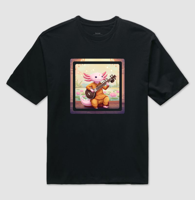 Camiseta Oversized - AXL, Sitar Indiano (01)