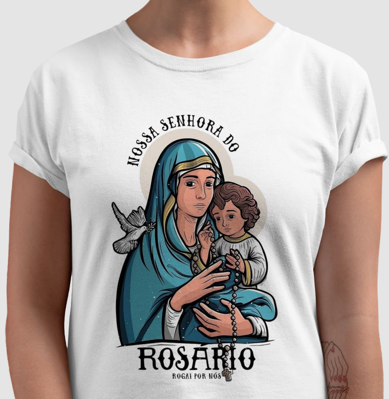 Camiseta Nossa Senhora do Rosário
