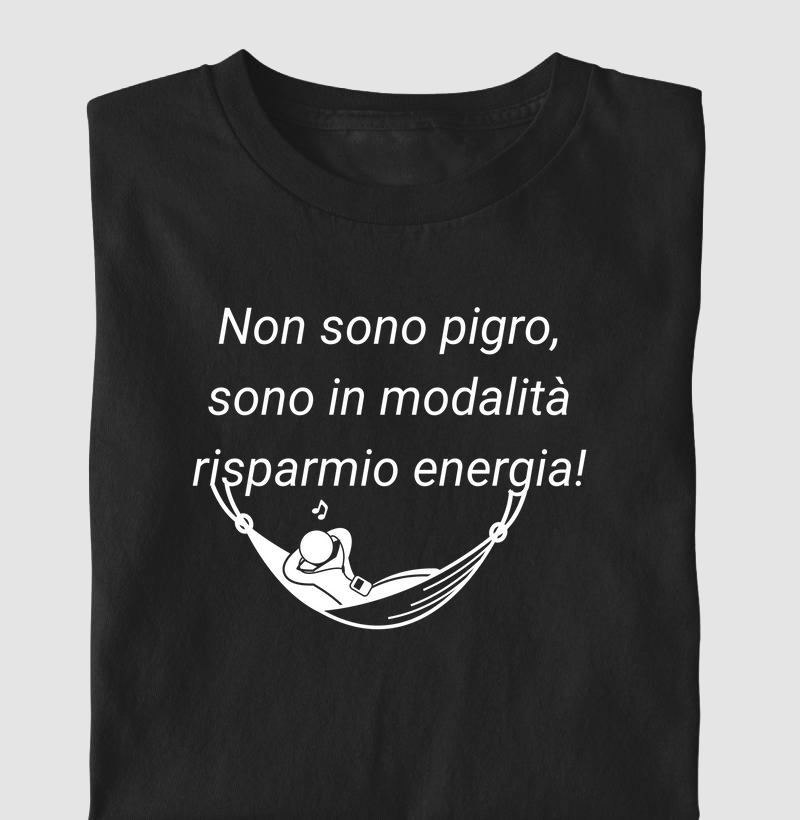 Non sono pigro, sono in modalità risparmio energia!