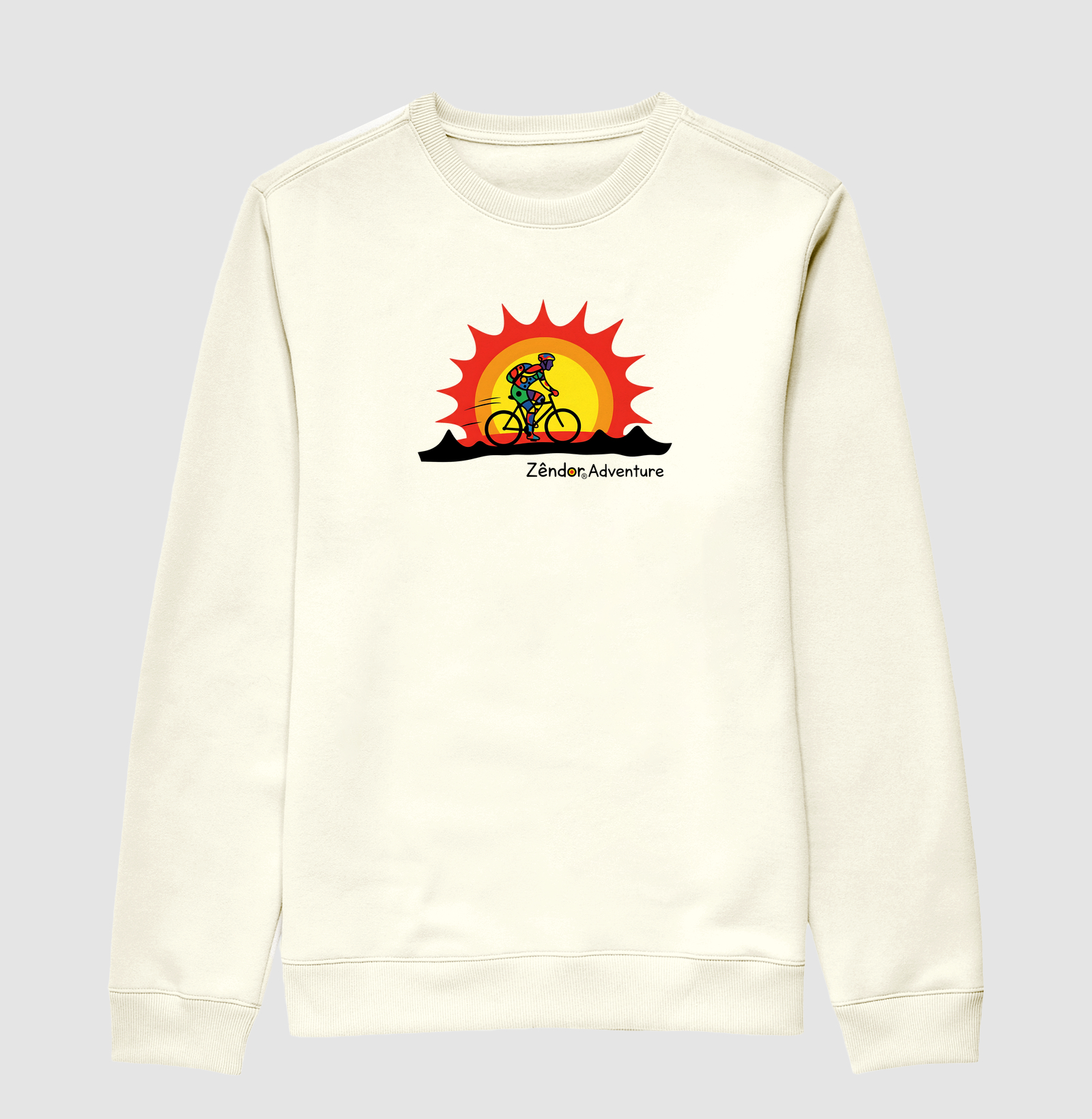 87 Sunny Cyclist Art