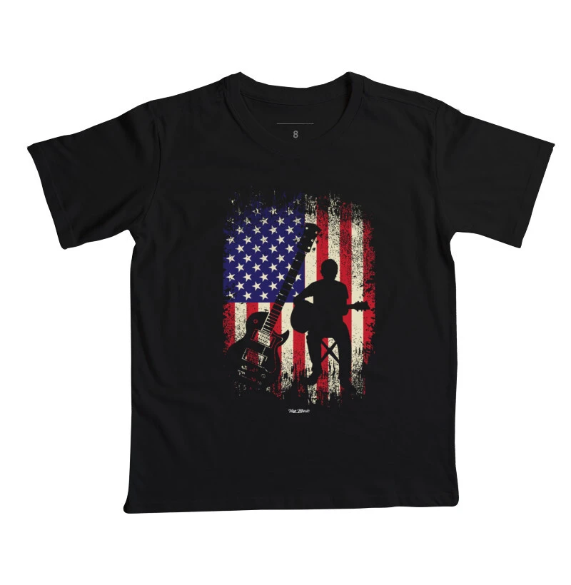 American Flag Guitar