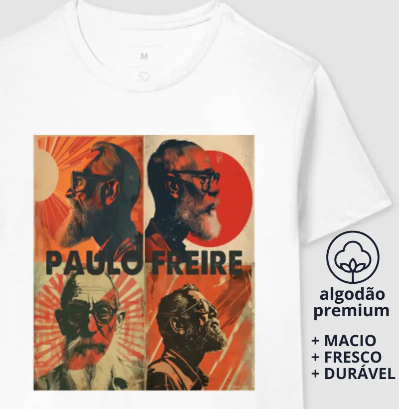 Camiseta Paulo Freire