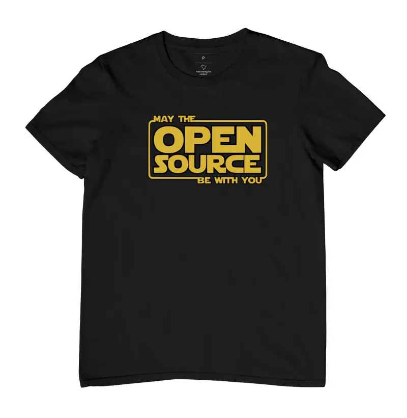 Camiseta May The Open Source Be With You
