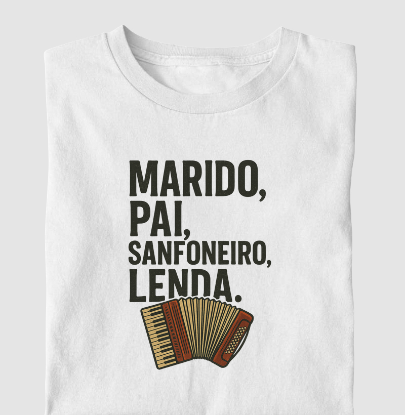 Marido, pai, sanfoneiro e lenda