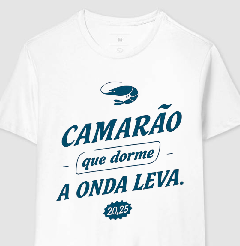 Camiseta Camarão Que Dorme