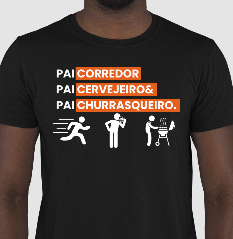 Pai corredor, pai cervejeiro e pai churrasqueiro