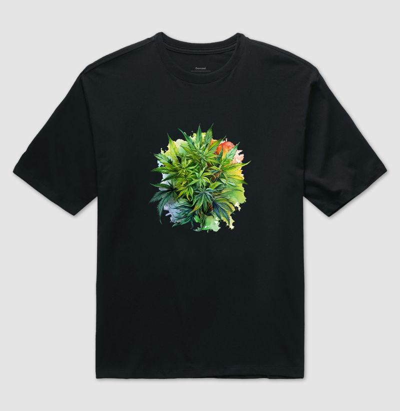Camiseta Oversized Botanical Flow