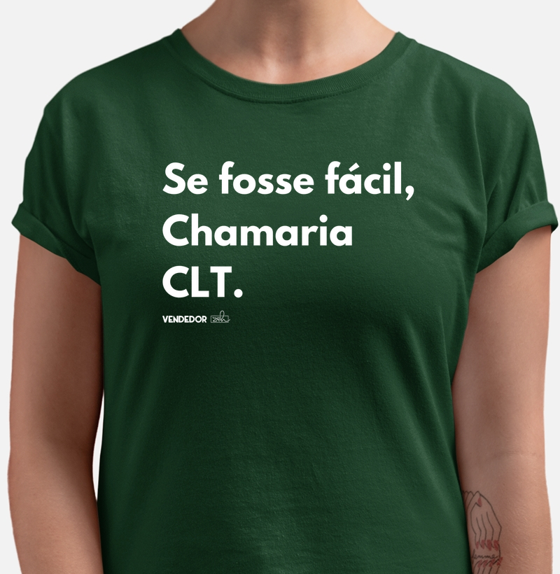 Camiseta V24h - Se fosse Fácil