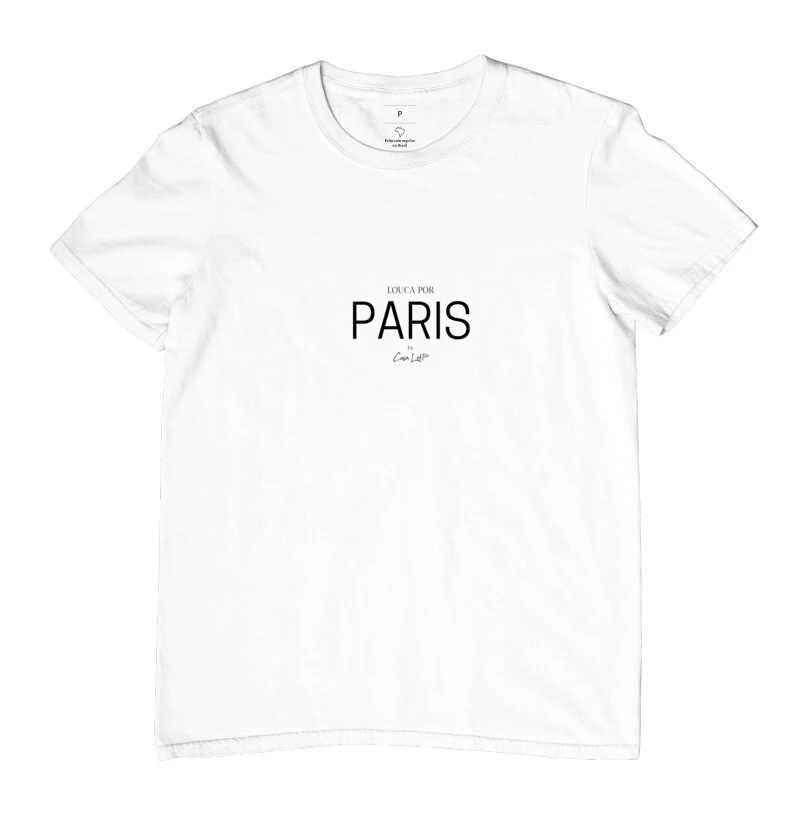 Camiseta Louca Por Paris cl320