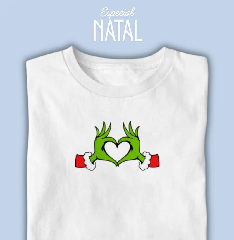 mão grinch coração