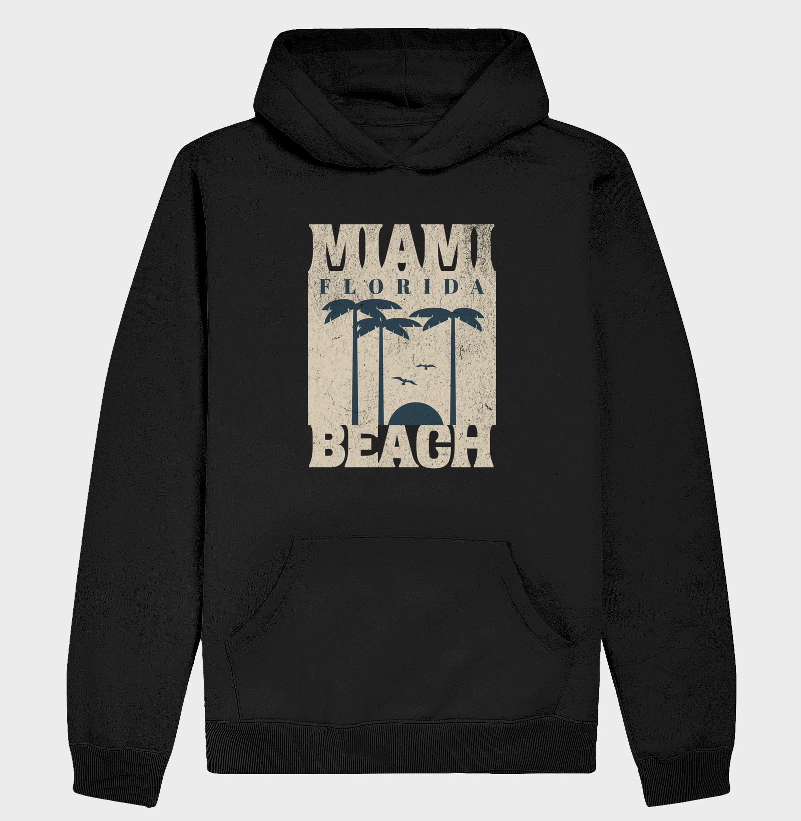 Miami Beach - E é. - Hoodie Slim