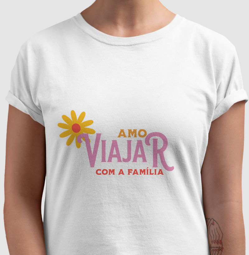 Amo viajar com a família