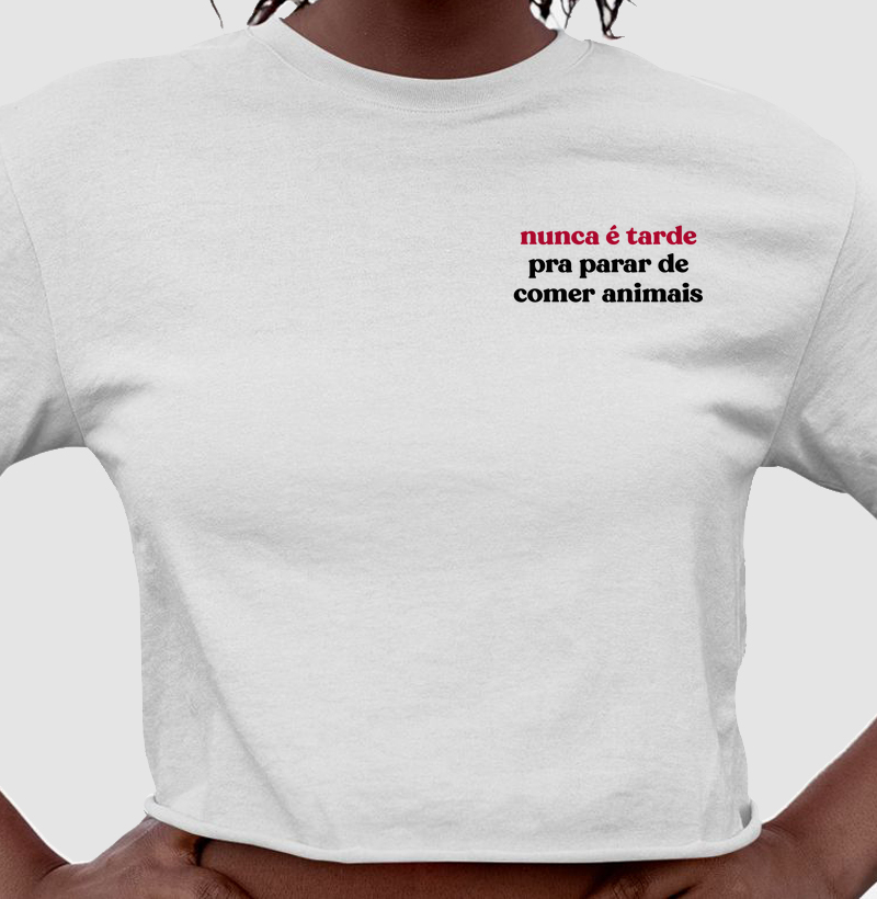 Nunca é tarde pra parar de comer animais (Minimal)