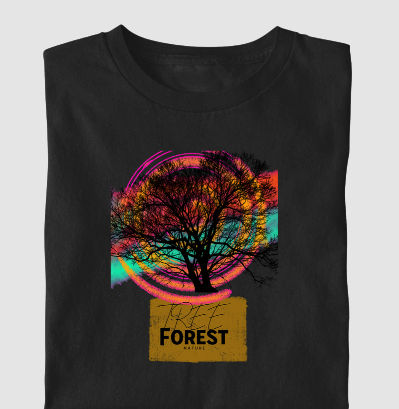 Camiseta colorida 