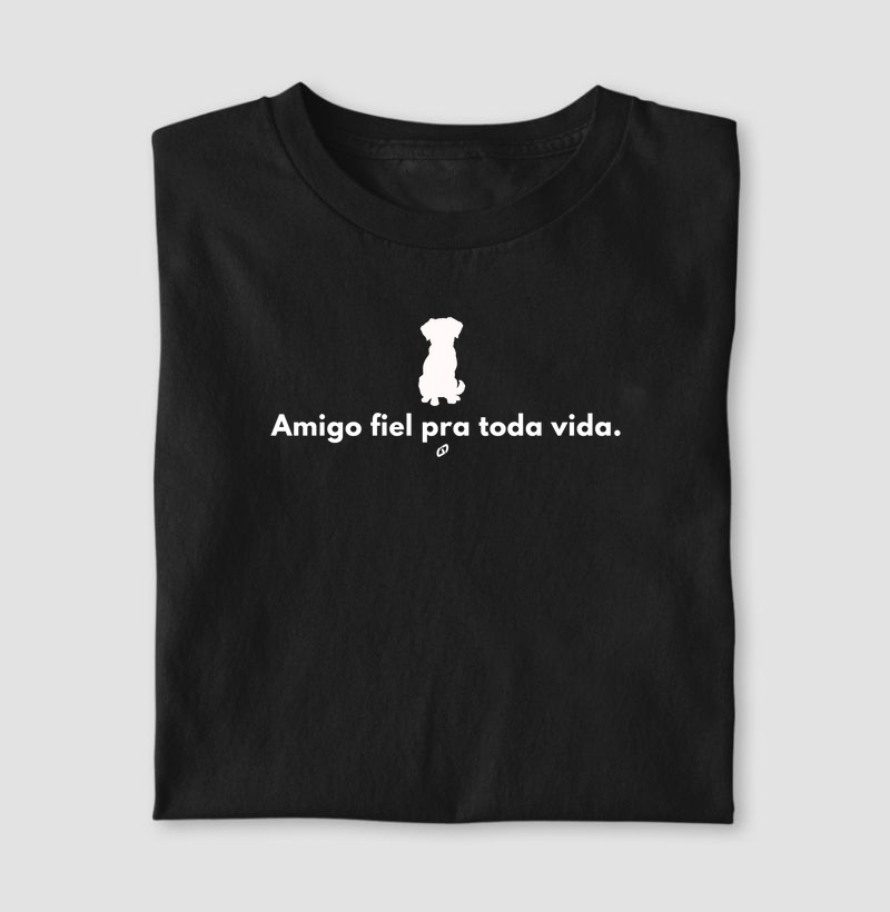 Pet Caramelo "AMIGO FIEL PRA  TODA VIDA! - MINIMALISTA