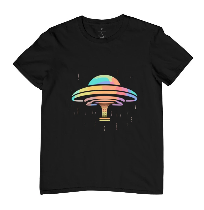 Camiseta Contato Cósmico: Estilo que Transcende