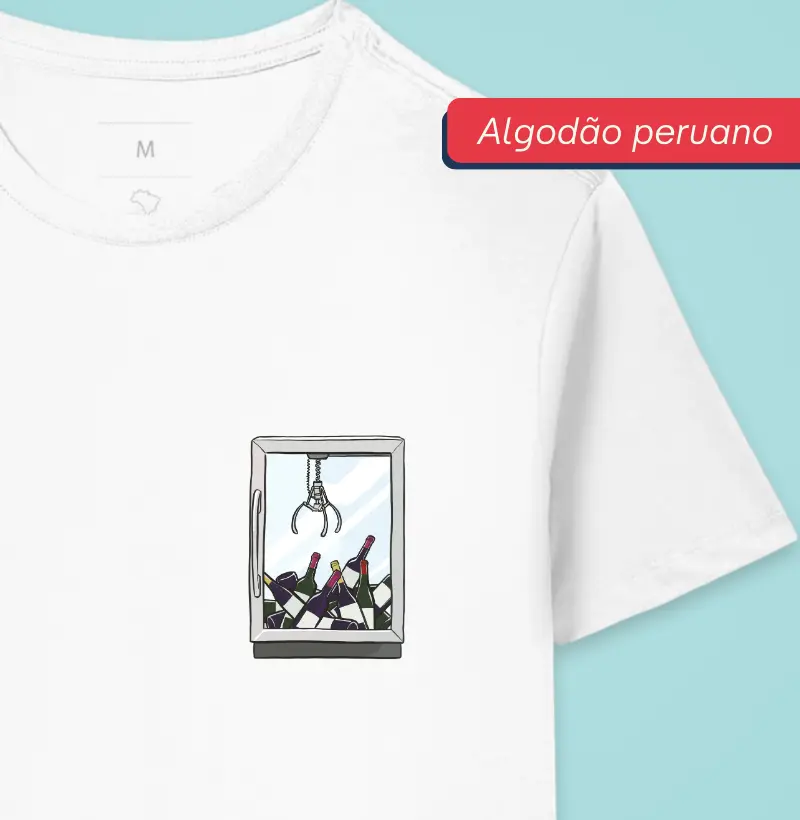 Máquina de vinho - Premium - Algodão Peruano