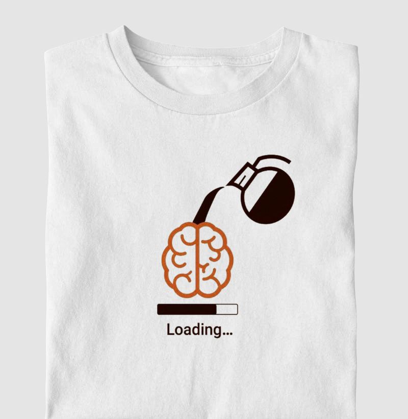 Camiseta Loading Algodão Nacional