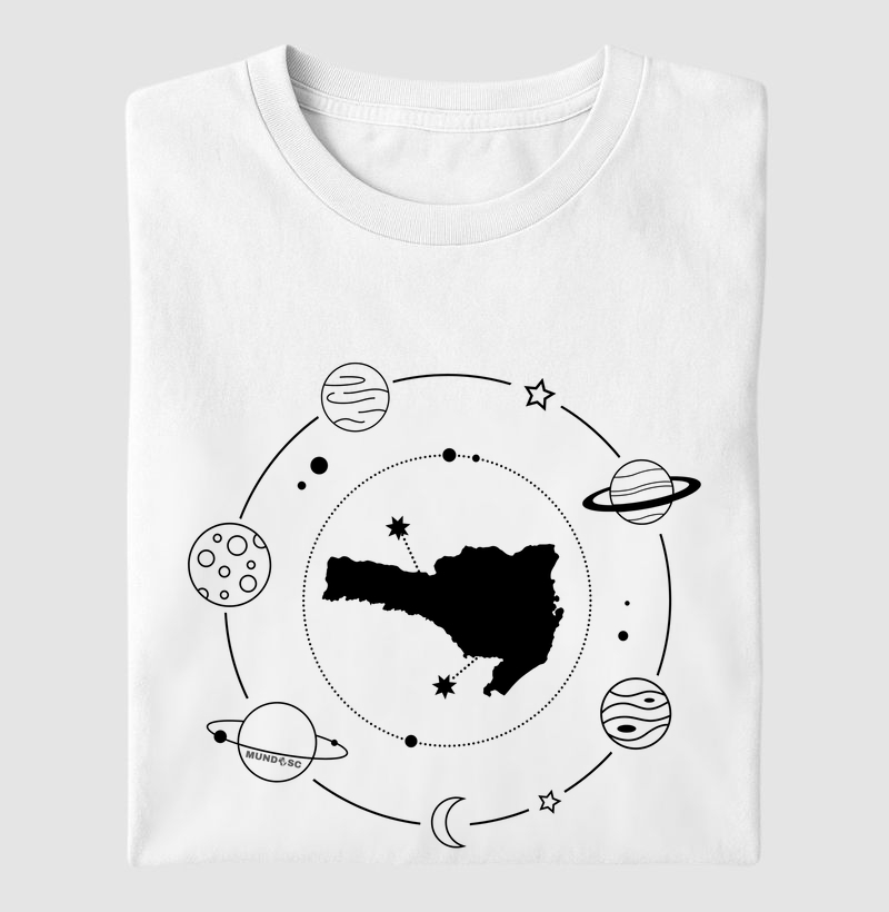 Camiseta Santa Catarina Cósmica