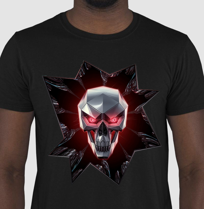 Futuristic Skull 02