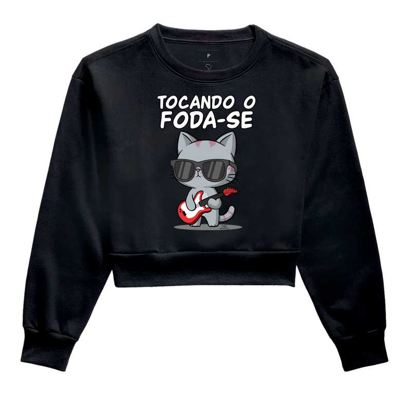 Camiseta Gato Sincero Tocando