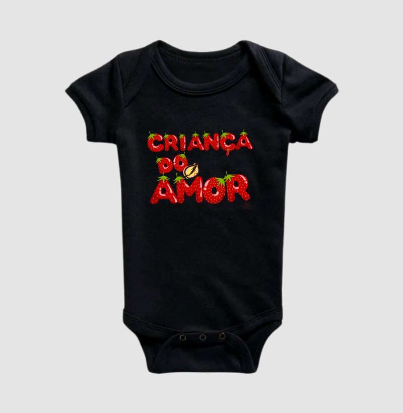 Body Infantil Criança do Amor Maria Patuá