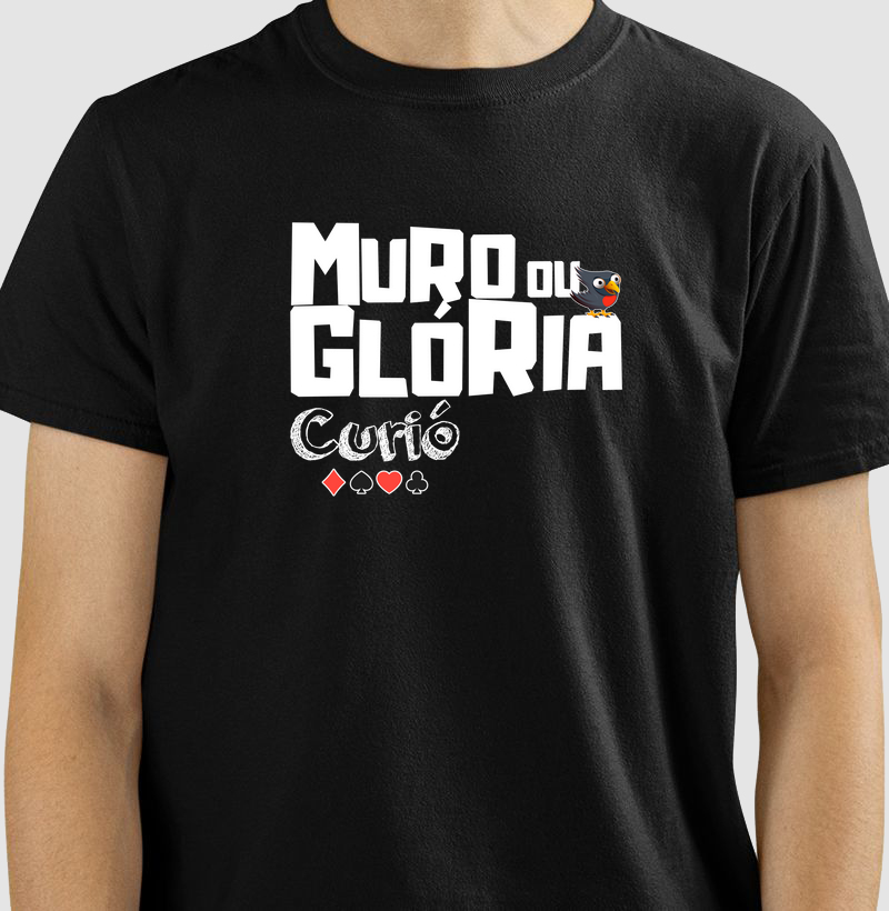 Camiseta Personalizada Curió Muro ou Glória