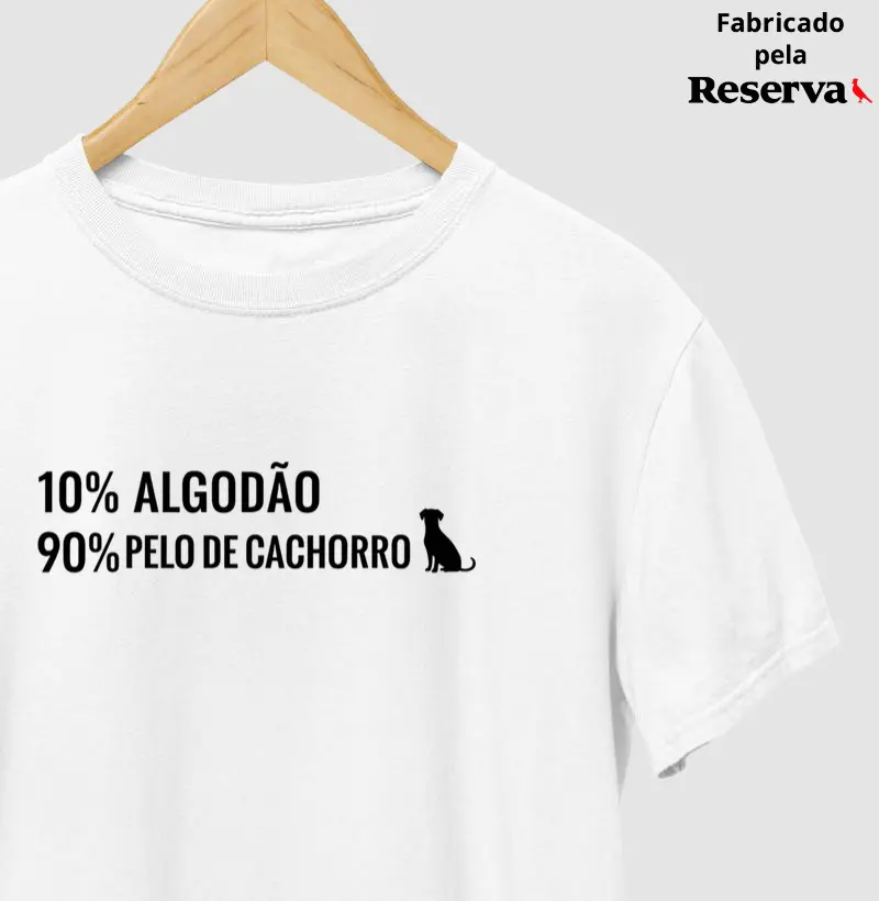 10% Algodão 90% Pelo de Cachorro