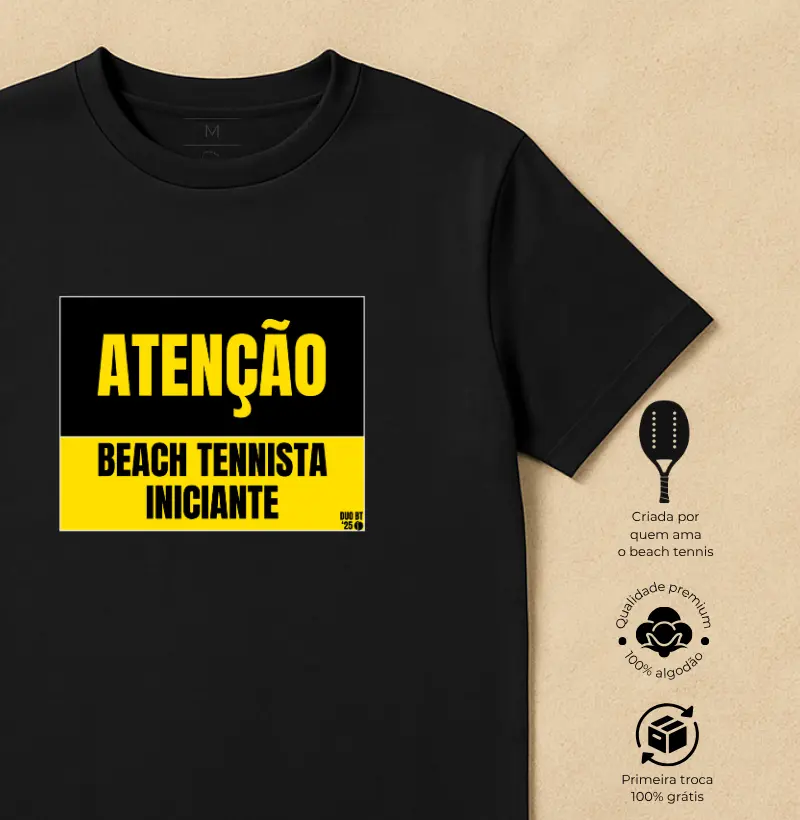 Atenção Beach Tennista Inciante