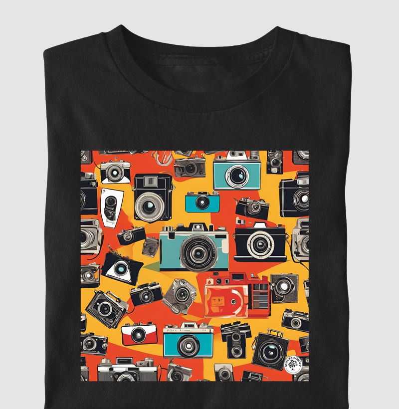 Camisetas / Imagens Criativas / Amor por câmeras