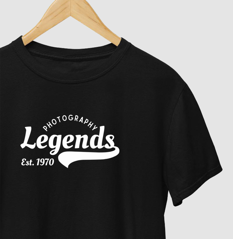 Camiseta Lendas da Fotografia - 1970