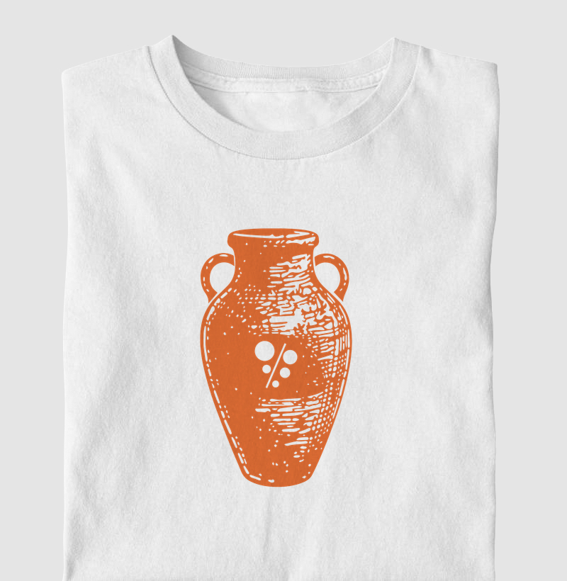 Camiseta Brasil de Vinhos - Ânfora Laranja