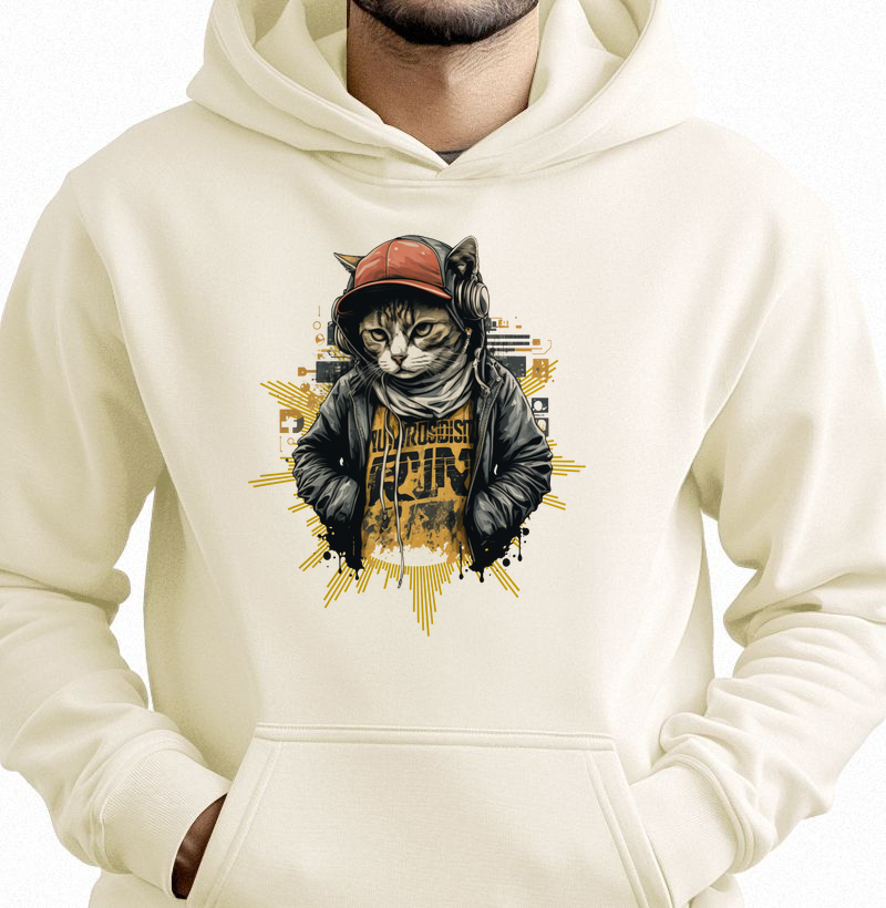  Gato Urbano: Moletom com Bolso - Estilo e Originalidade com Atitude